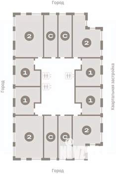 1-к квартира, вторичка, 34м2, 10/25 этаж