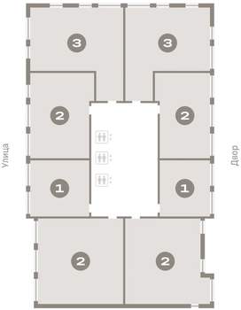 2-к квартира, вторичка, 91м2, 8/25 этаж