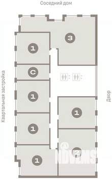 2-к квартира, вторичка, 75м2, 5/17 этаж