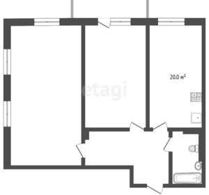 2-к квартира, вторичка, 95м2, 6/16 этаж
