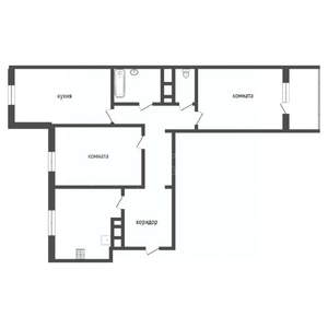 3-к квартира, вторичка, 79м2, 9/18 этаж