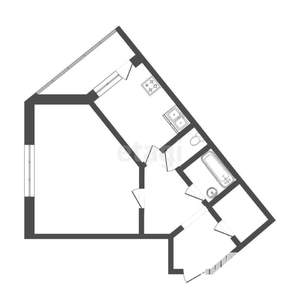 1-к квартира, вторичка, 40м2, 8/14 этаж