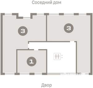 1-к квартира, вторичка, 35м2, 3/17 этаж