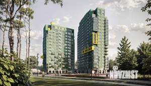 1-к квартира, строящийся дом, 36м2, 15/19 этаж