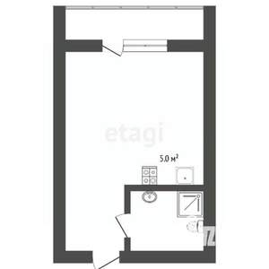 Студия квартира, вторичка, 25м2, 3/17 этаж