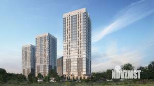 2-к квартира, строящийся дом, 61м2, 16/23 этаж