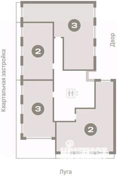 3-к квартира, вторичка, 87м2, 7/7 этаж