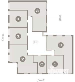 2-к квартира, вторичка, 93м2, 3/9 этаж