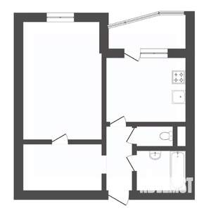 1-к квартира, вторичка, 45м2, 7/12 этаж