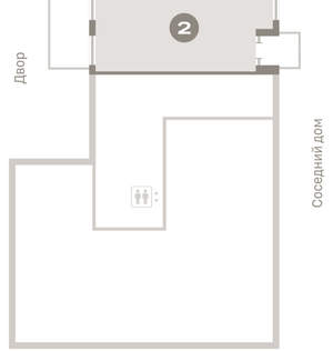2-к квартира, вторичка, 108м2, 1/17 этаж