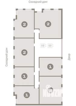 2-к квартира, вторичка, 65м2, 2/17 этаж