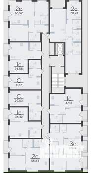1-к квартира, вторичка, 37м2, 4/4 этаж