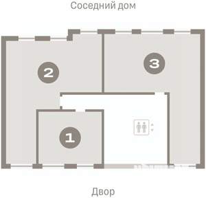 2-к квартира, вторичка, 83м2, 7/9 этаж