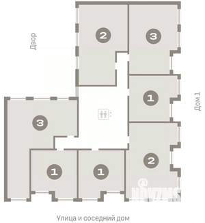2-к квартира, вторичка, 65м2, 5/7 этаж