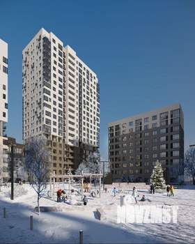 2-к квартира, строящийся дом, 58м2, 17/21 этаж