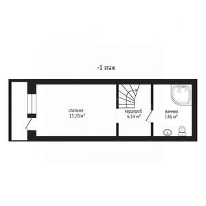 1-к квартира, вторичка, 63м2, 15/16 этаж