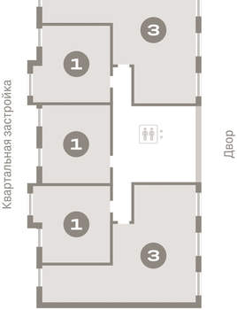 3-к квартира, вторичка, 81м2, 4/10 этаж