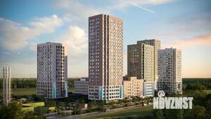 1-к квартира, строящийся дом, 31м2, 2/25 этаж