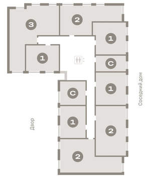 3-к квартира, вторичка, 86м2, 7/17 этаж