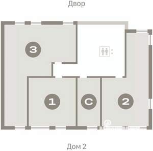 Студия квартира, вторичка, 24м2, 4/25 этаж