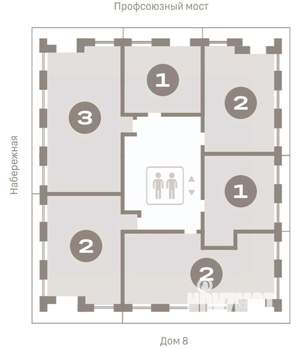 2-к квартира, вторичка, 101м2, 7/9 этаж