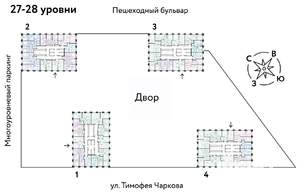 2-к квартира, вторичка, 53м2, 28/31 этаж
