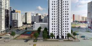 1-к квартира, вторичка, 43м2, 16/24 этаж