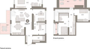 4-к квартира, вторичка, 155м2, 8/8 этаж