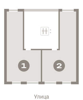 2-к квартира, вторичка, 61м2, 2/17 этаж