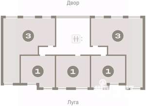 3-к квартира, вторичка, 83м2, 4/7 этаж